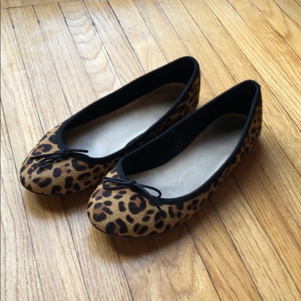 Gap Leopard Ballet Flats Size 7.5